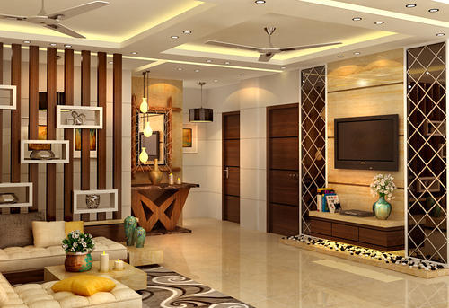 living room interior design in Pune