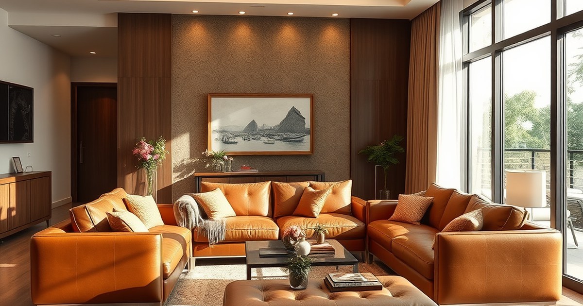 Should you choose leather or cotton fabric for sofas · interior design concept by Design Within