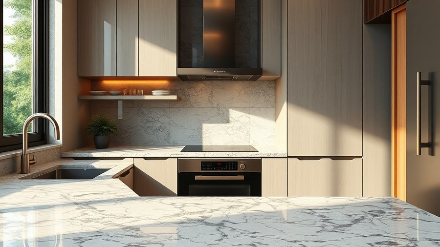 granite countertops in Indian modular kitchen · interior design concept by Design Within