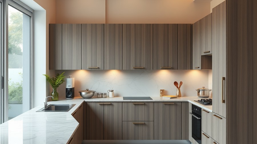modern Indian kitchen with laminate cabinets · interior design concept by Design Within