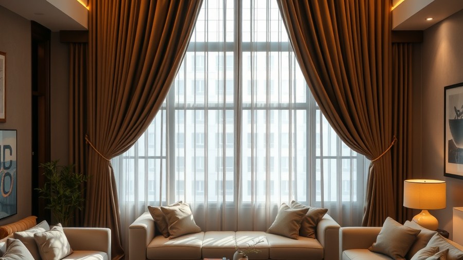 Indian living room with heavy curtains and blinds · interior design concept by Design Within
