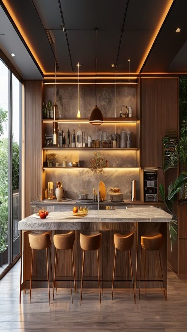 Introduction to Indian Kitchen Countertops interior design concept for Indian apartment · interior design concept by Design Within
