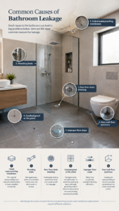 Common Causes of Bathroom Leakage